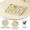 Flash Furniture Bright Beginnings Commercial Grade STEM Sliding Maze Learning Board, Natural/Multicolor MK-MK13071-GG